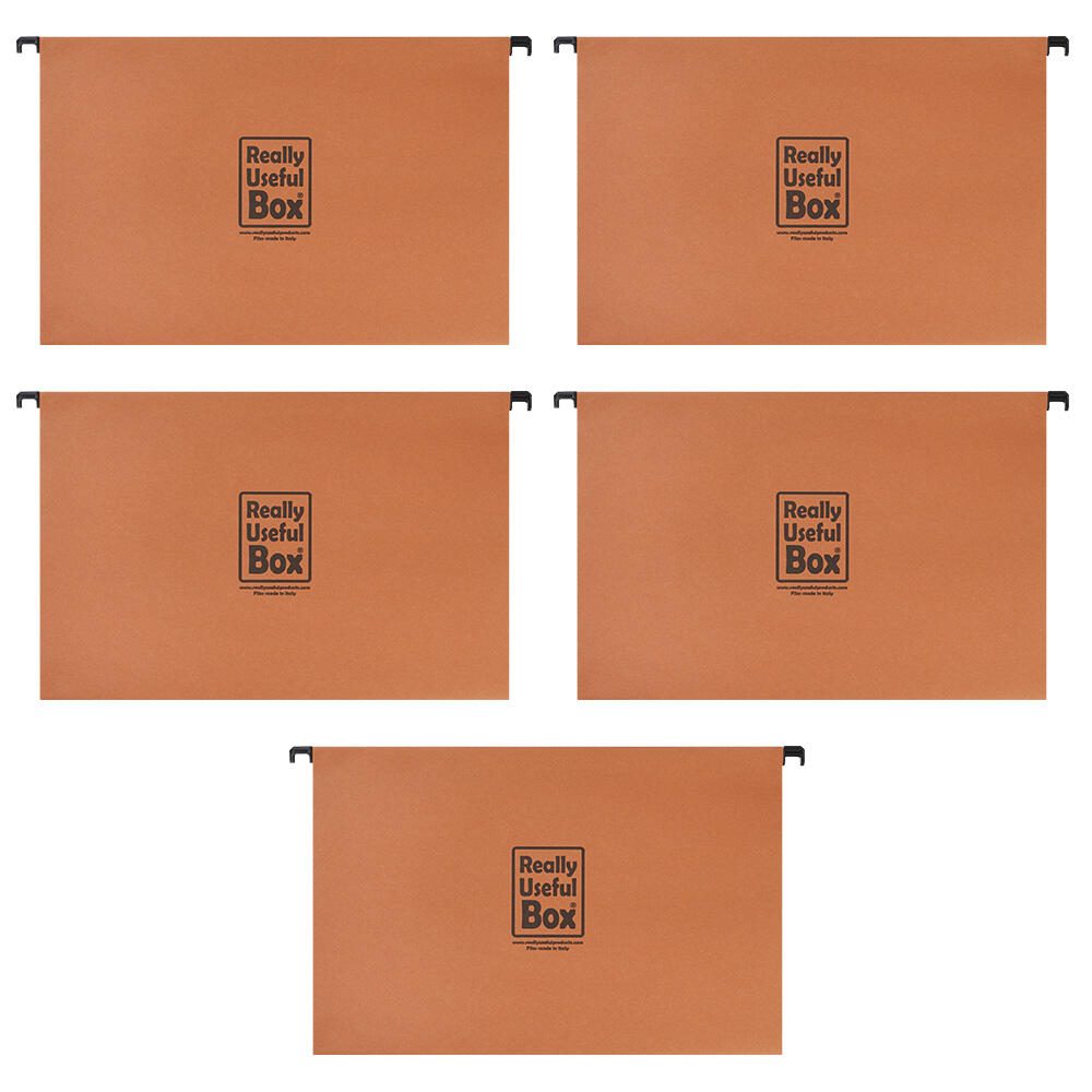 Really Useful 100 Box Hngetaschen Foolscap orange