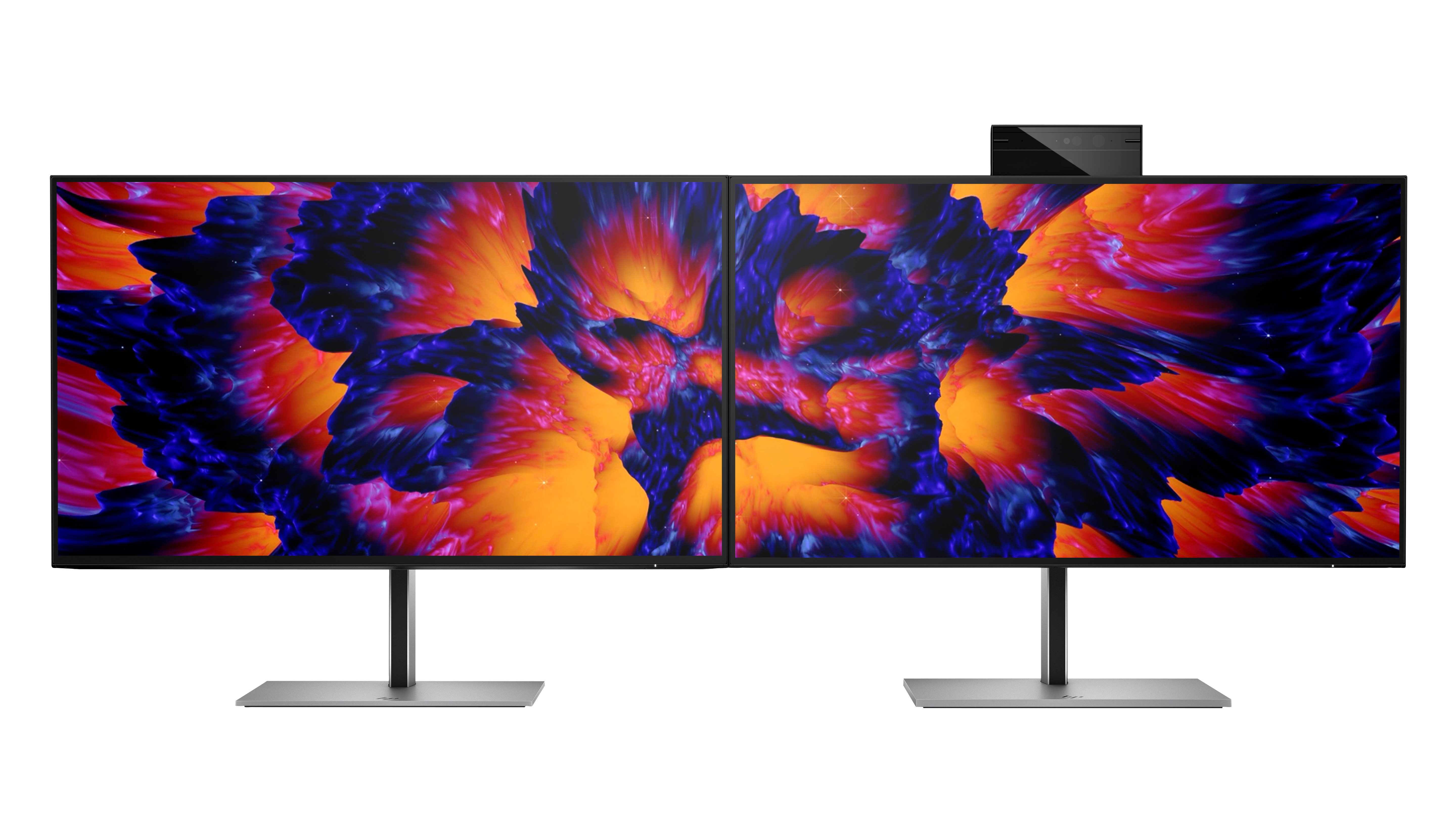 HP Z24q G3 - LED-Monitor - 60.5 cm (23.8) - 2560 x 1440 QHD @ 90 Hz - IPS - 400 cd/m� - 1000:1 - 5 ms - HDMI, DisplayPort - Schwarz, Silber (Halter)