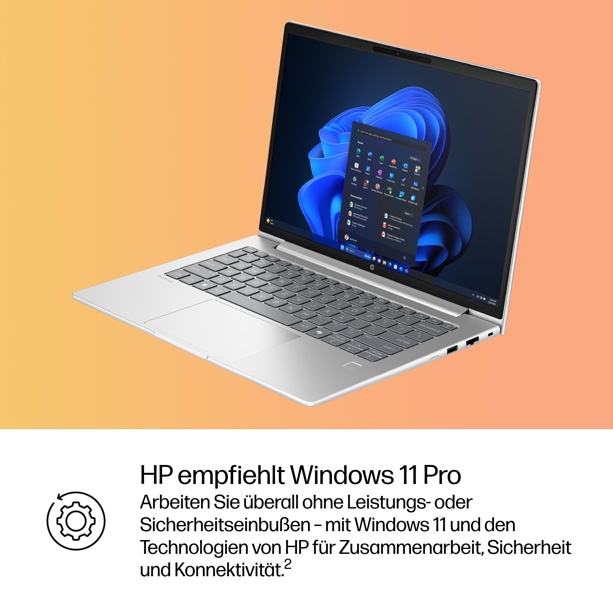 HP ProBook 4 G1iR Notebook - Intel Core i5 i5-1334U - Win 11 Pro - Intel Iris Xe Grafik - 16 GB RAM - 512 GB SSD NVMe - 35.6 cm (14)