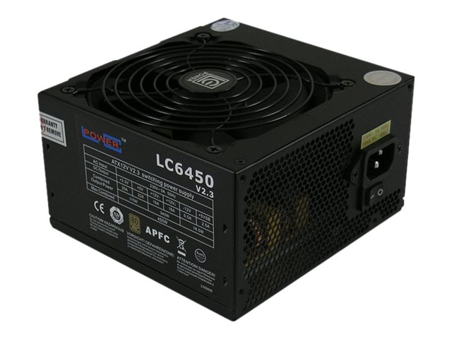 LC-Power LC6450 V2.3 power supply unit 450 W 20+4 pin ATX ATX Black