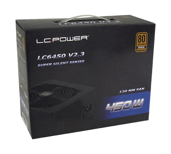 LC-Power LC6450 V2.3 power supply unit 450 W 20+4 pin ATX ATX Black