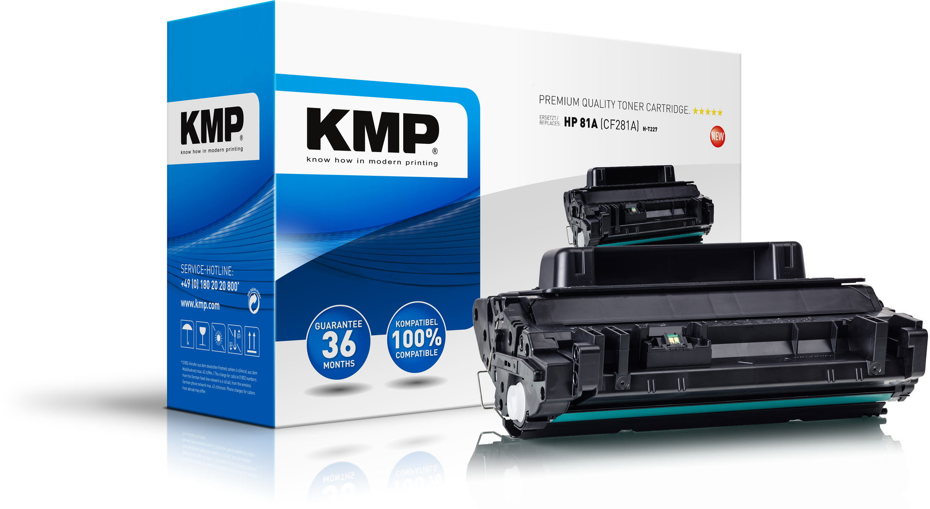 KMP H-T227 cartucho de tner 1 pieza(s) Negro