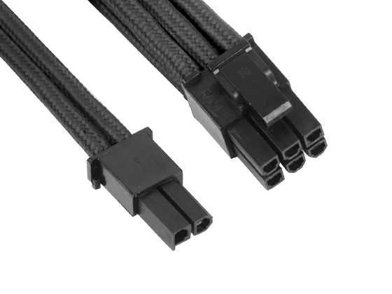 Silverstone 0.25m, 8p/PCI-E 8pin(6+2) 0,25 m