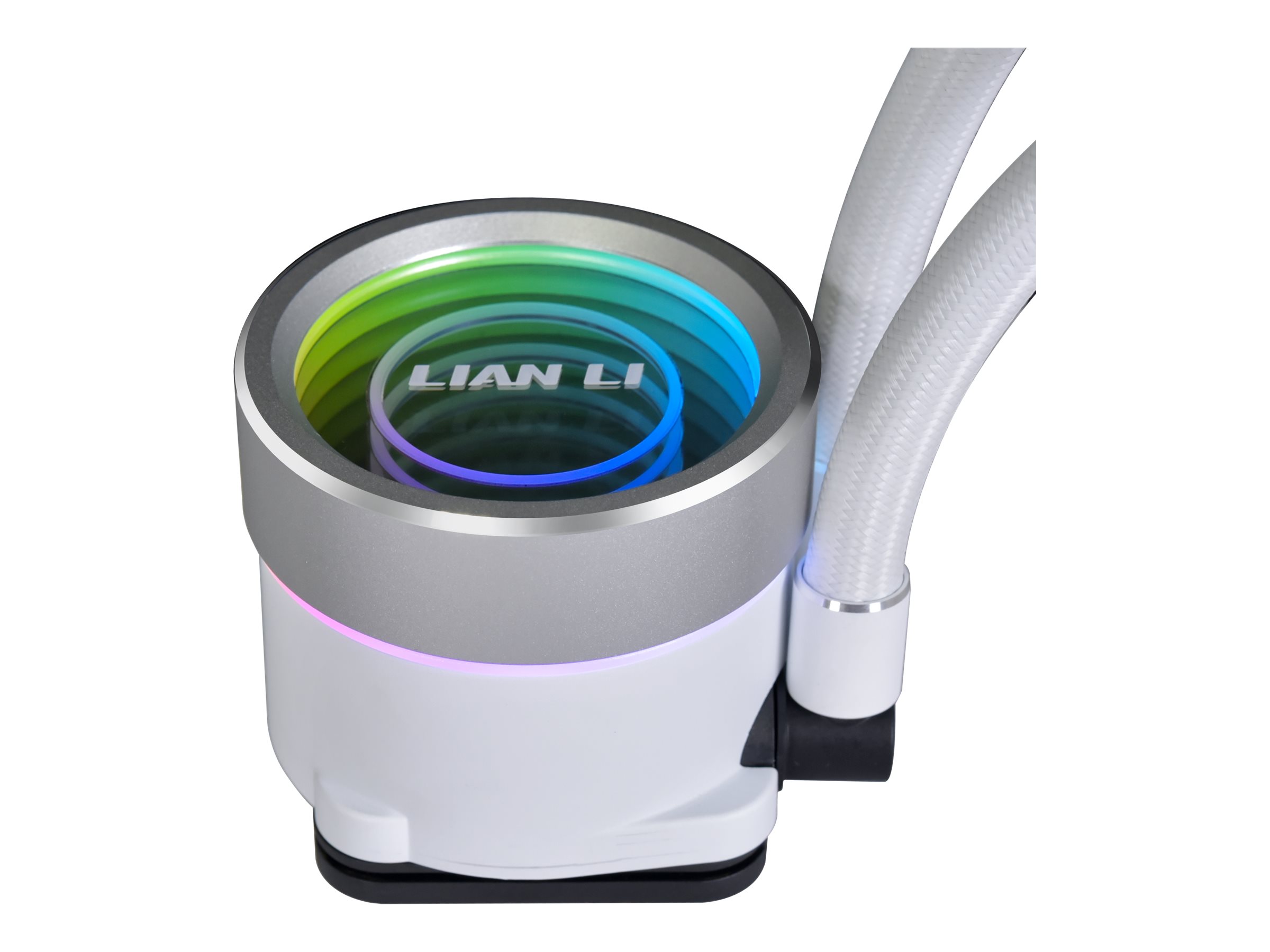Lian Li Galahad II Trinity Boitier PC Refroidisseur de liquide tout-en-un 12 cm Blanc 1 pi�ce(s)