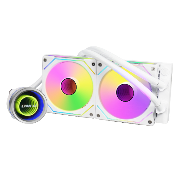 Lian Li Galahad II Trinity Boitier PC Refroidisseur de liquide tout-en-un 12 cm Blanc 1 pi�ce(s)