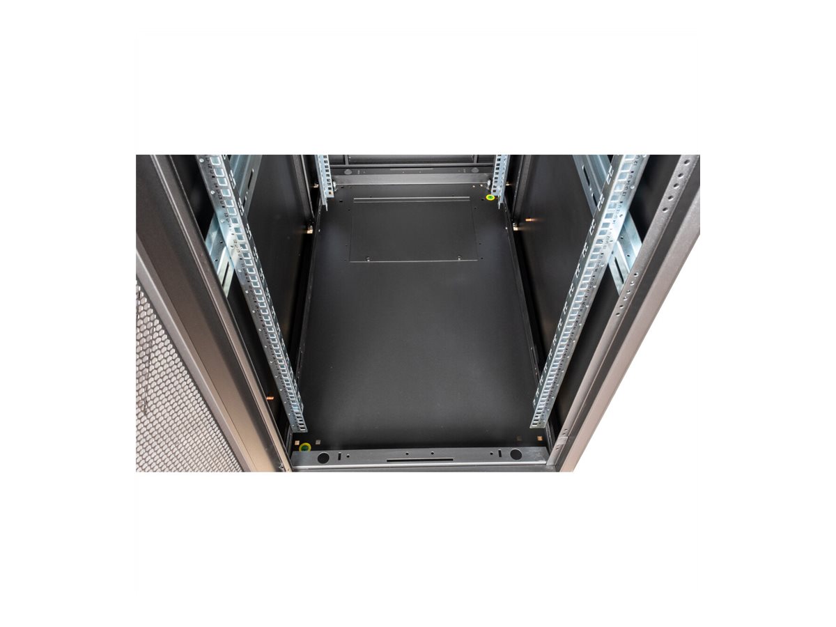 ROLINE Basic - Schrank Netzwerkschrank - perforierte T�r, 600x1000 BxT - RAL 9005, Jet Black - 26U - 48.3 cm (19)