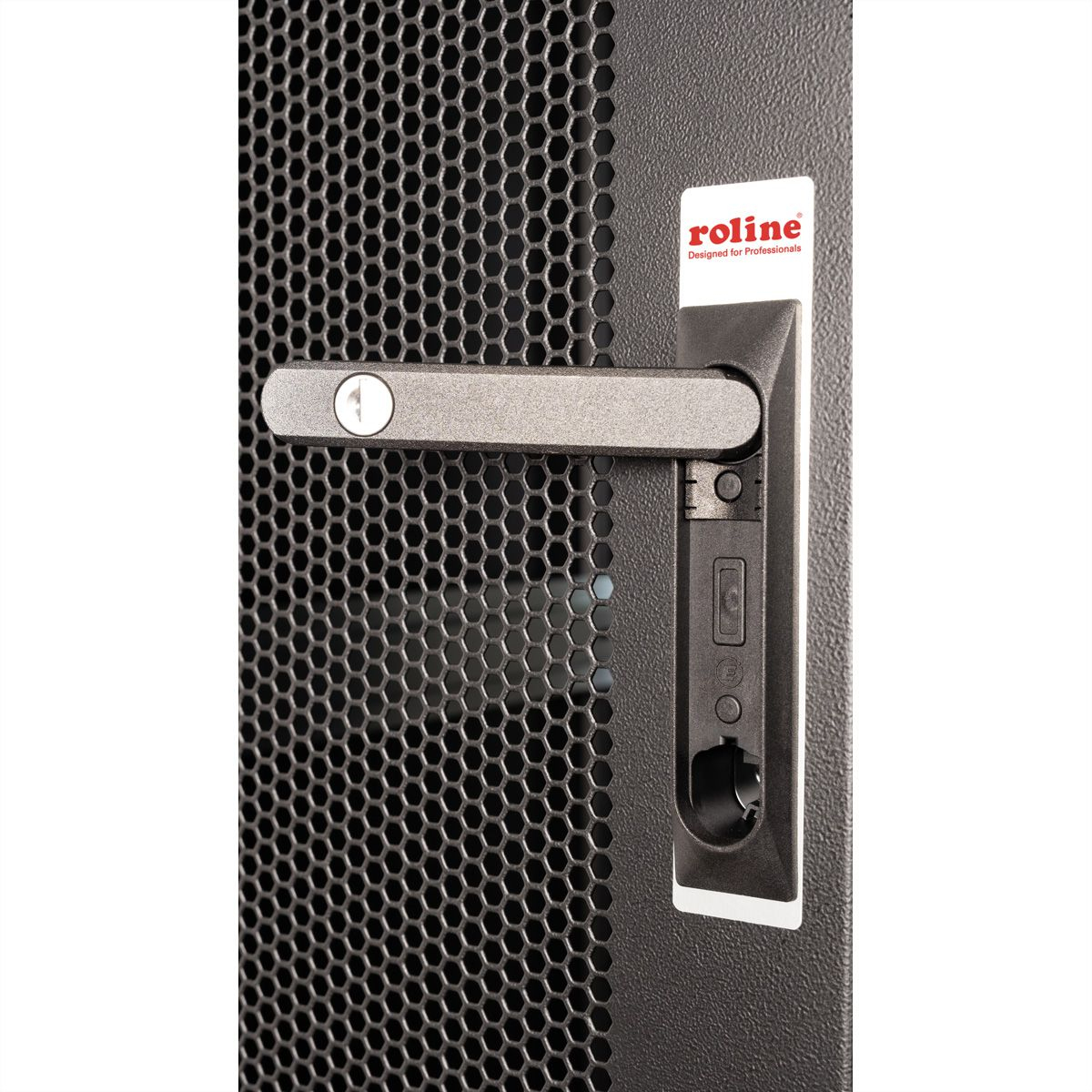 ROLINE Basic - Schrank Netzwerkschrank - perforierte T�r, 600x1000 BxT - RAL 9005, Jet Black - 26U - 48.3 cm (19)