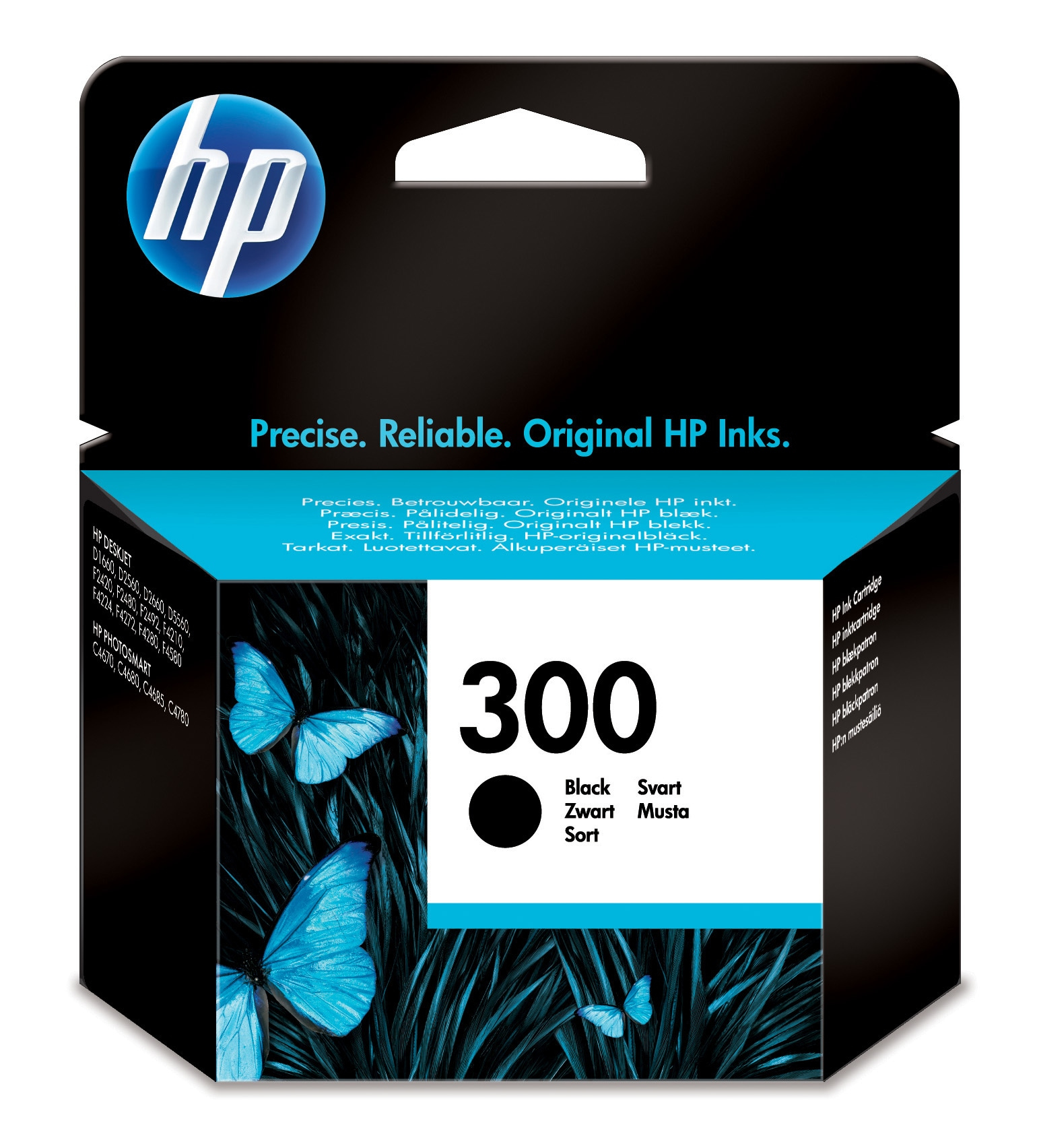 HP 300 - 4 ml - Schwarz - Original - Tintenpatrone