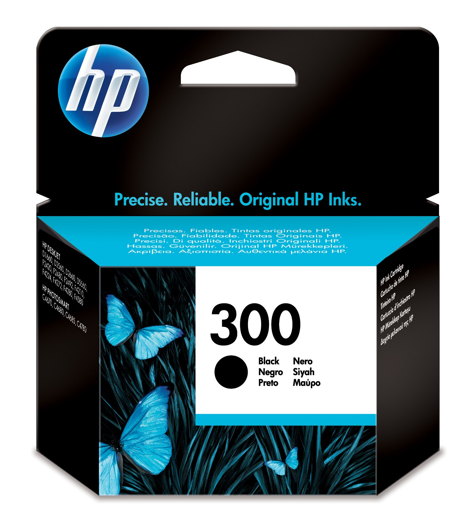 HP 300 - 4 ml - Schwarz - Original - Tintenpatrone
