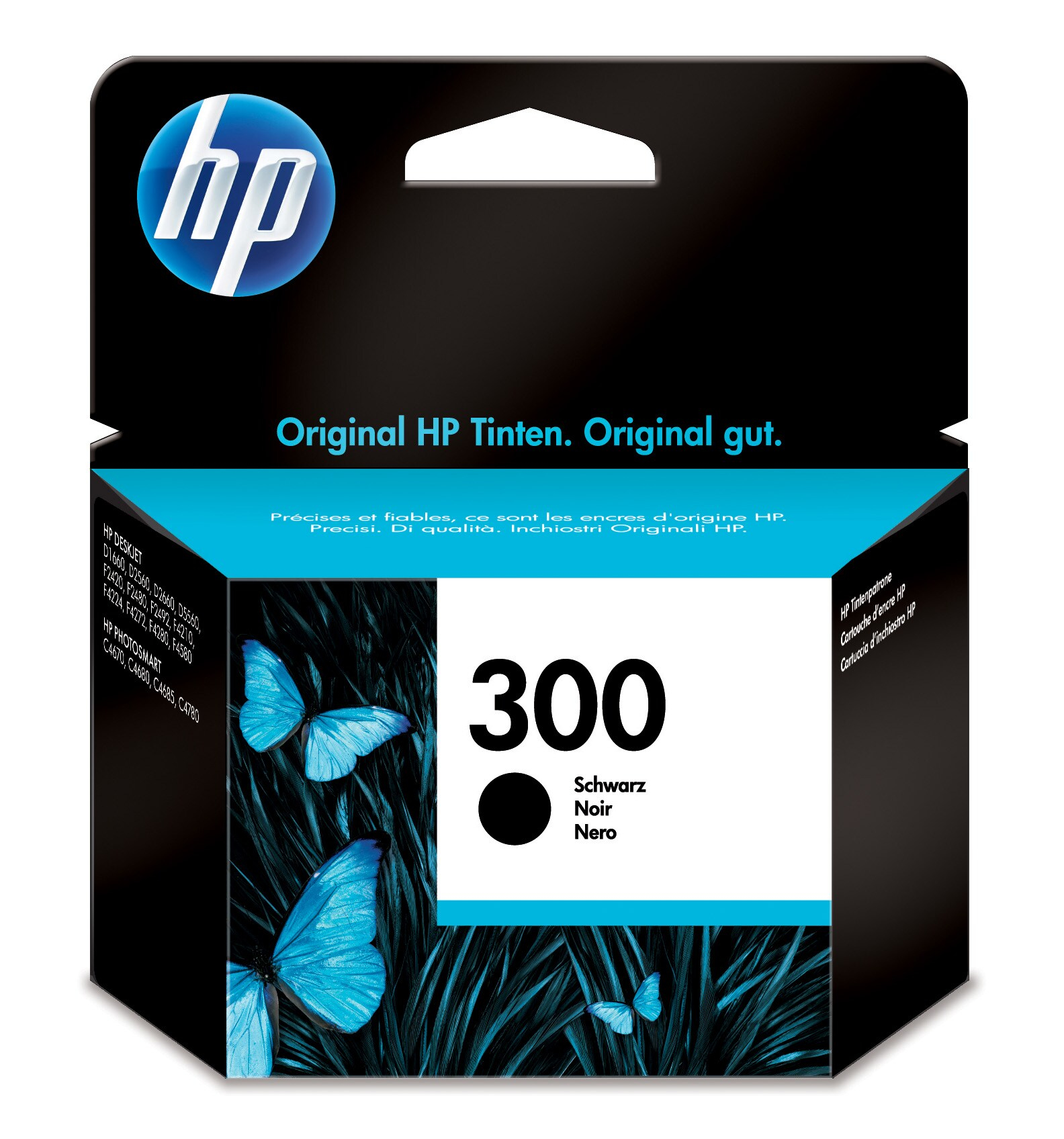 HP 300 - 4 ml - Schwarz - Original - Tintenpatrone