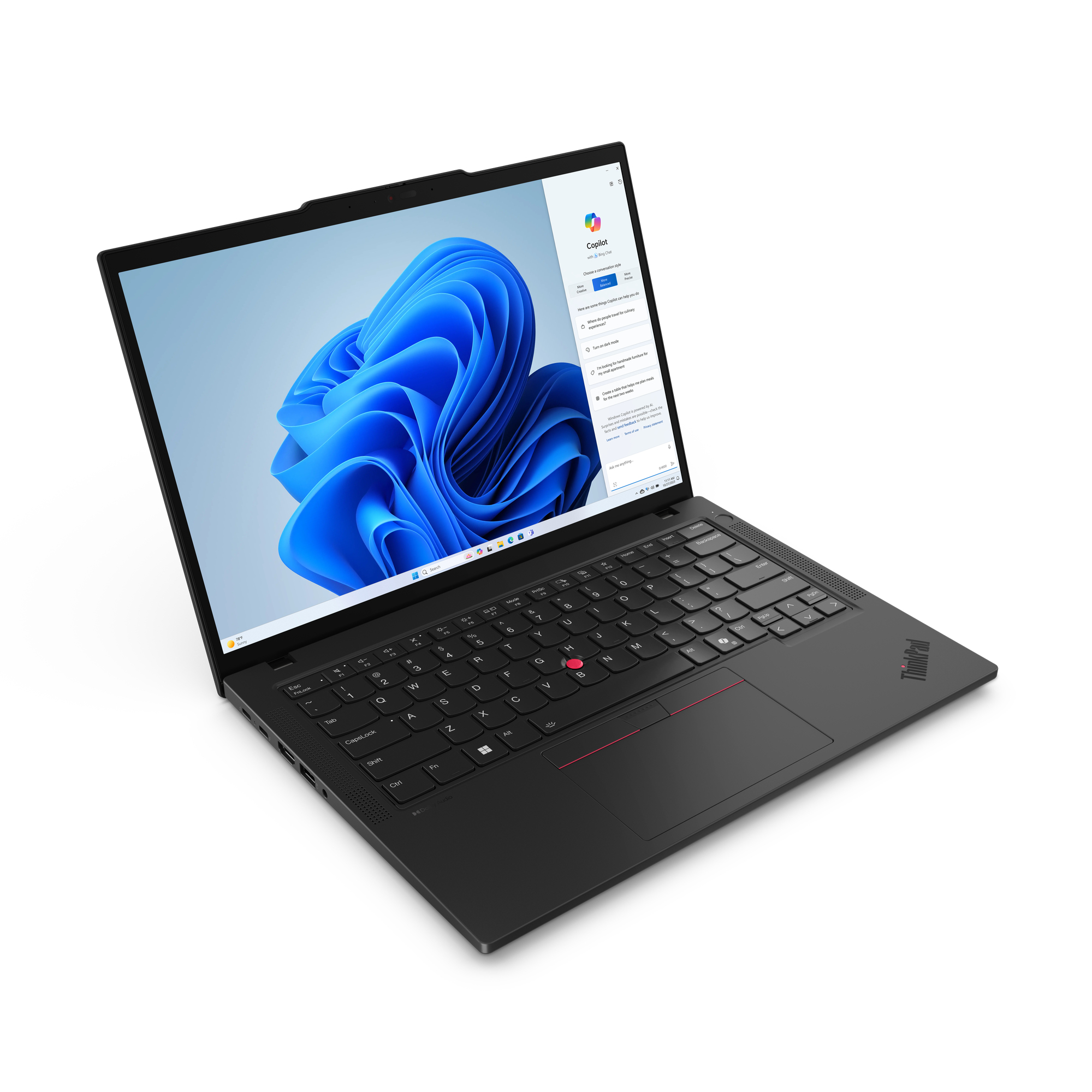 Lenovo ThinkPad T14 Gen 5 Intel Core Ultra 5 125U Laptop 35.6 cm (14) WUXGA 16 GB DDR5-SDRAM 512 GB SSD Wi-Fi 6E (802.11ax) Windows 11 Pro Nordic Black
