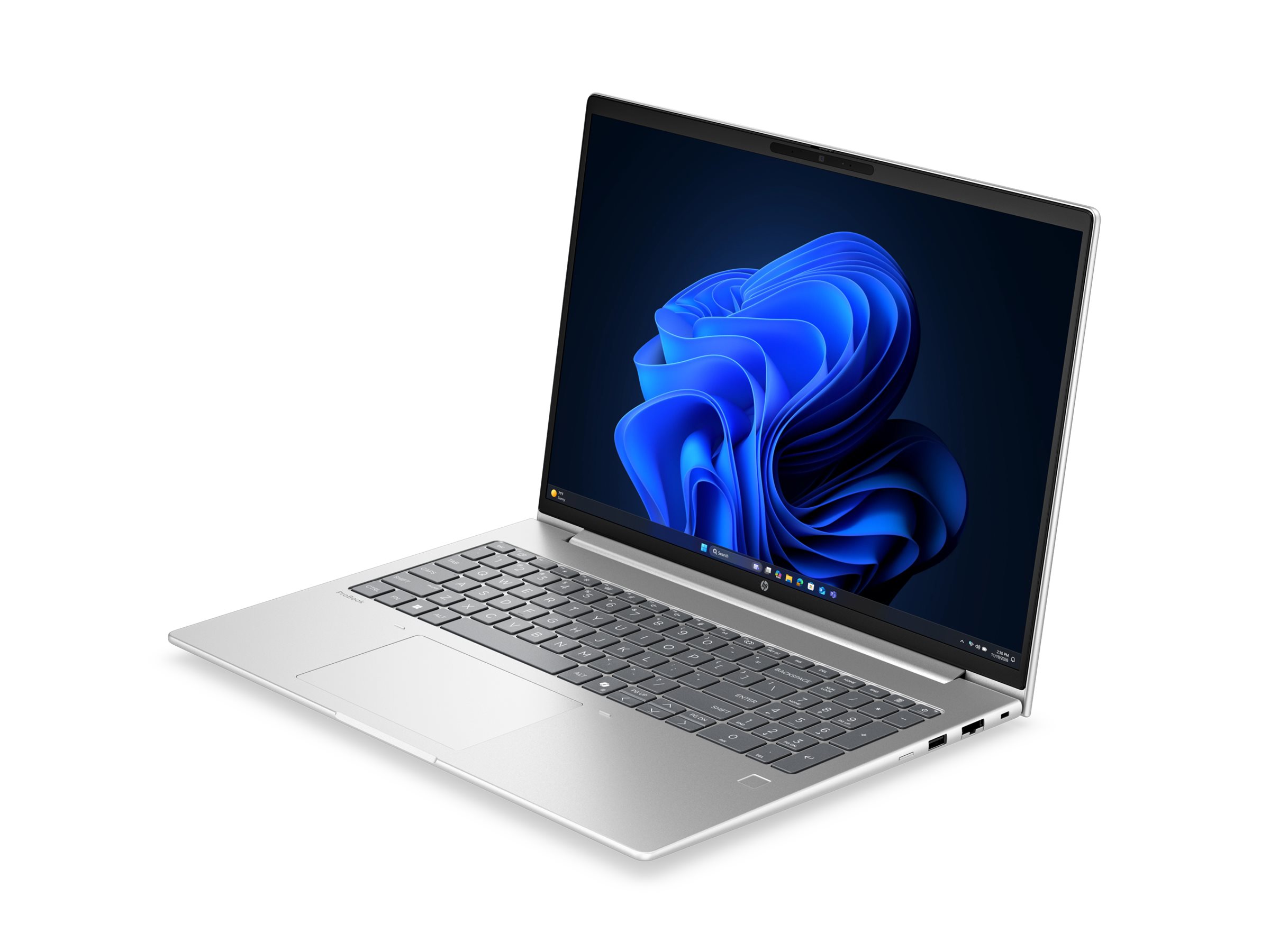 HP ProBook 4 G2a Notebook AI - 177-Grad Scharnierdesign - AMD Ryzen 5 230 / 3.5 GHz - Win 11 Pro - Radeon 760M - 16 GB RAM - 512 GB SSD NVMe - 40.6 cm (16)