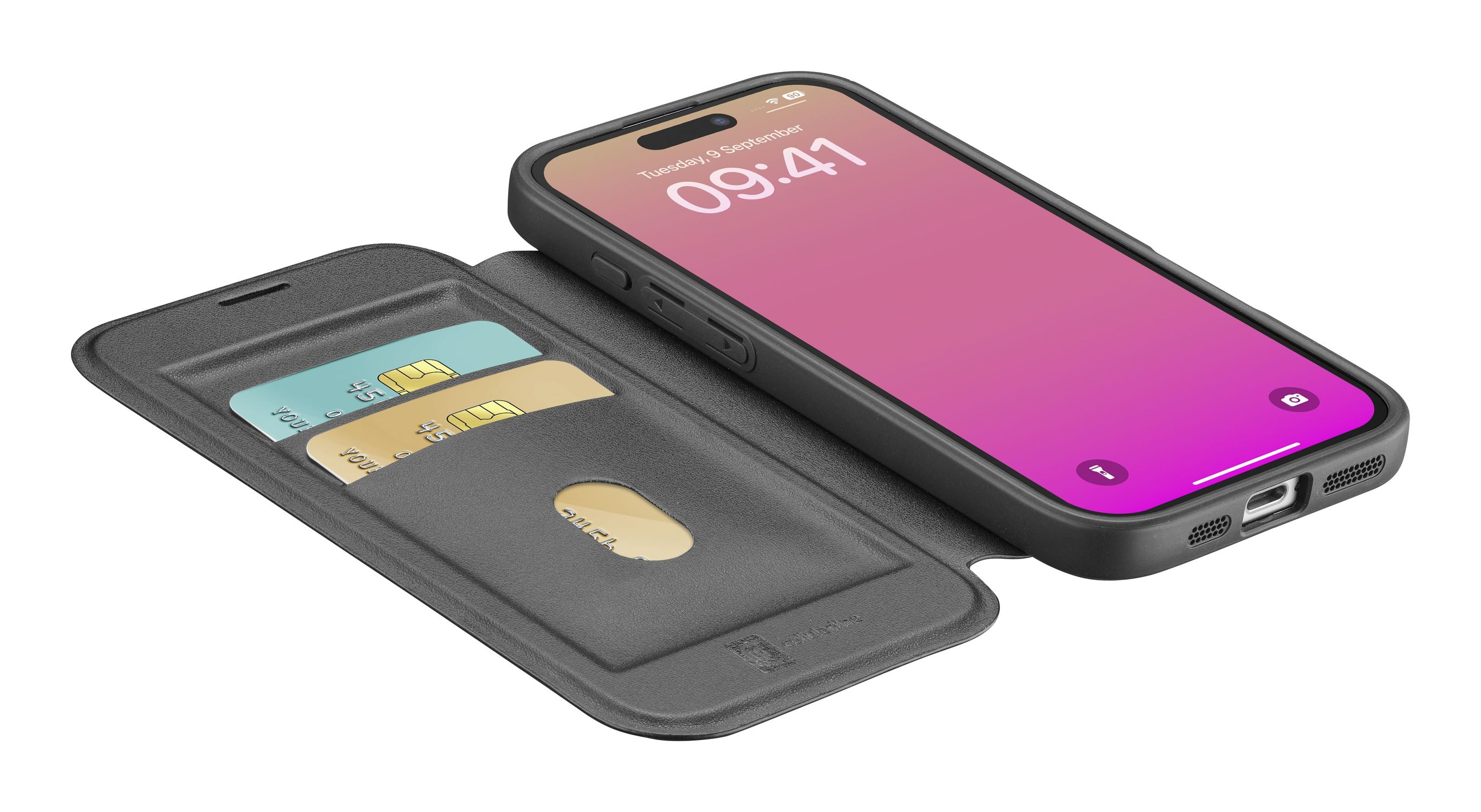 Cellularline Book Case Daily MAG iPhone 17 Black