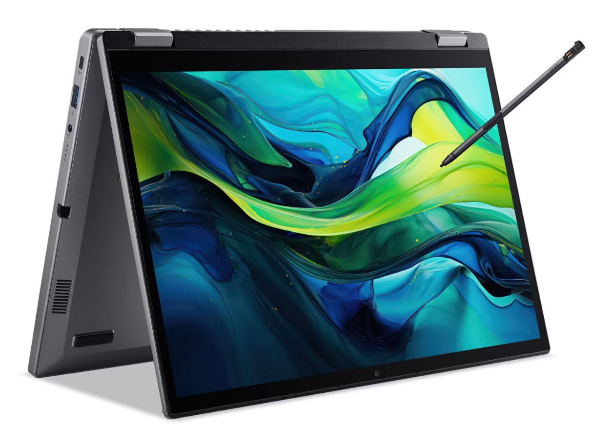 Acer Aspire Spin 14 ASP14-52MTN - Flip-Design - Intel Core Ultra 7 155U / 1.7 GHz - Win 11 Home - Intel Graphics - 16 GB RAM - 1.024 TB SSD - 35.6 cm (14)