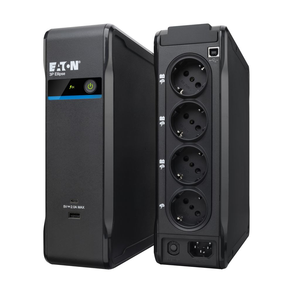 Eaton 3P Ellipse sistema de alimentaci�n ininterrumpida (UPS) En espera (Fuera de l�nea) o Standby (Offline) 0,9 kVA 540 W 4 salidas AC