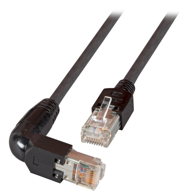 EFB Elektronik K0993.1 networking cable Black 1 m Cat5e S/UTP (STP)
