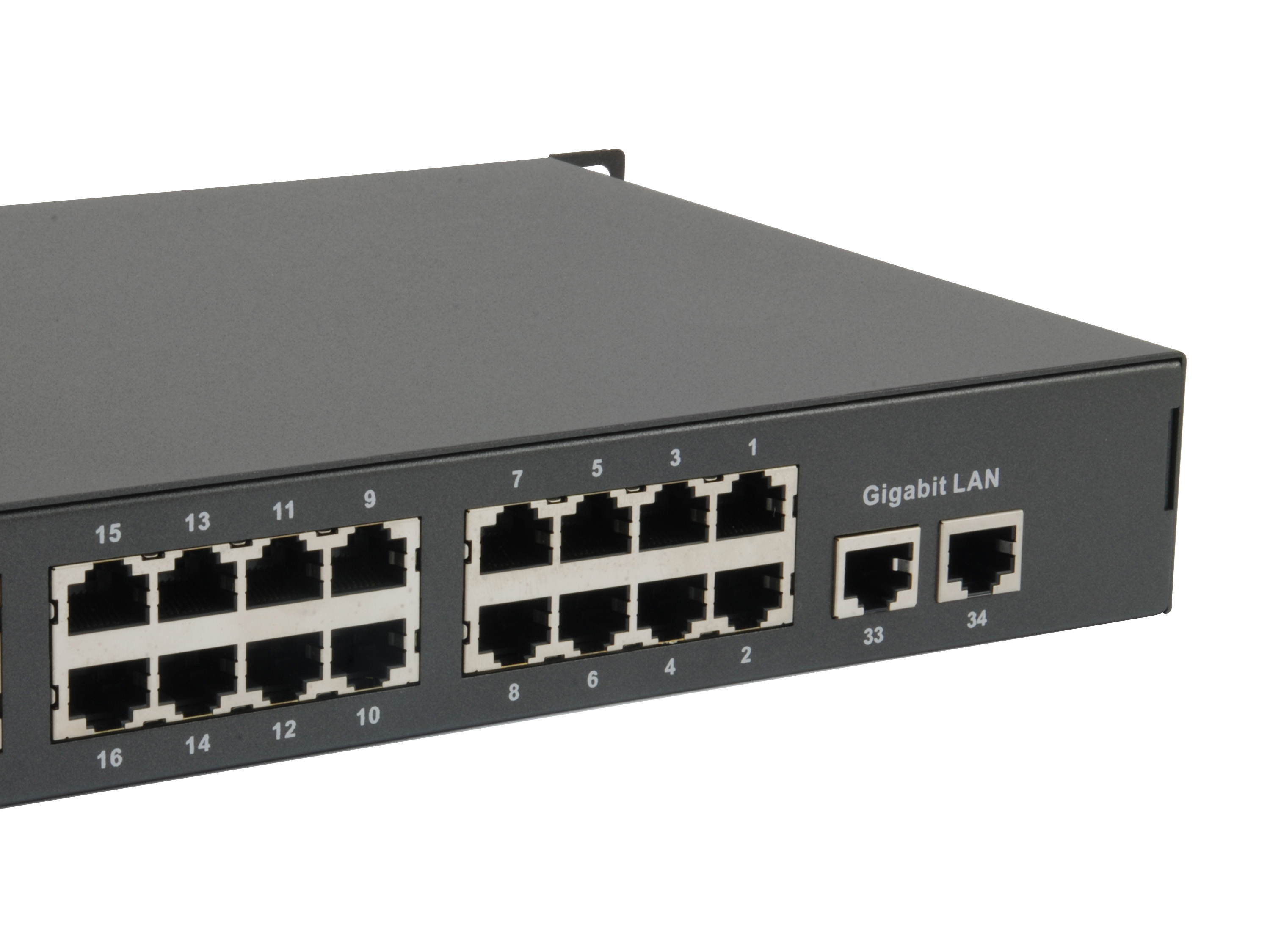 LevelOne FGP-3400W380 commutateur r�seau Non-g�r� Fast Ethernet (10/100) Connexion Ethernet, supportant lalimentation via ce port (PoE) Noir