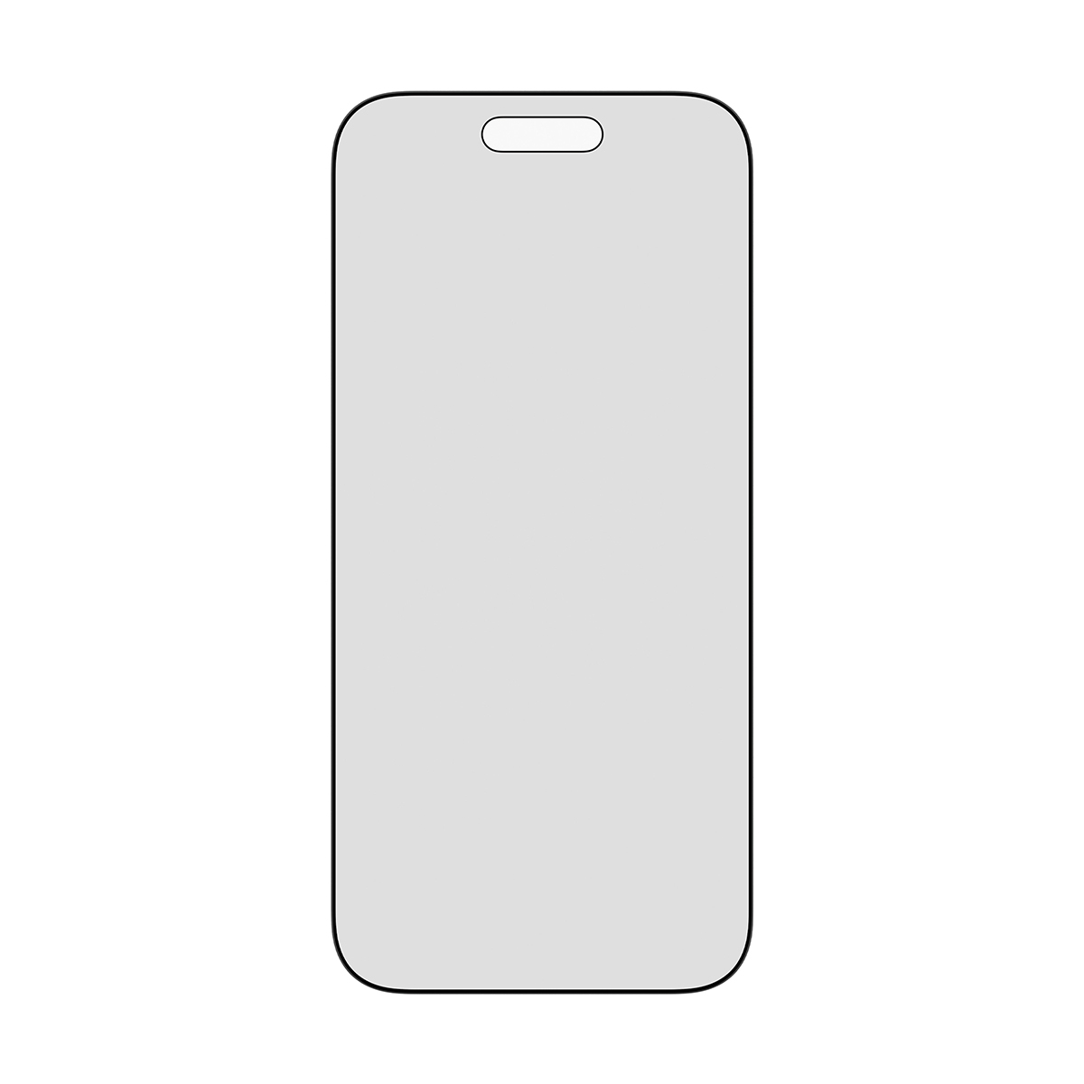 PanzerGlass Privacy Screen Protector w. black Frame iPhone 17 Air Ultra-Wide Fit