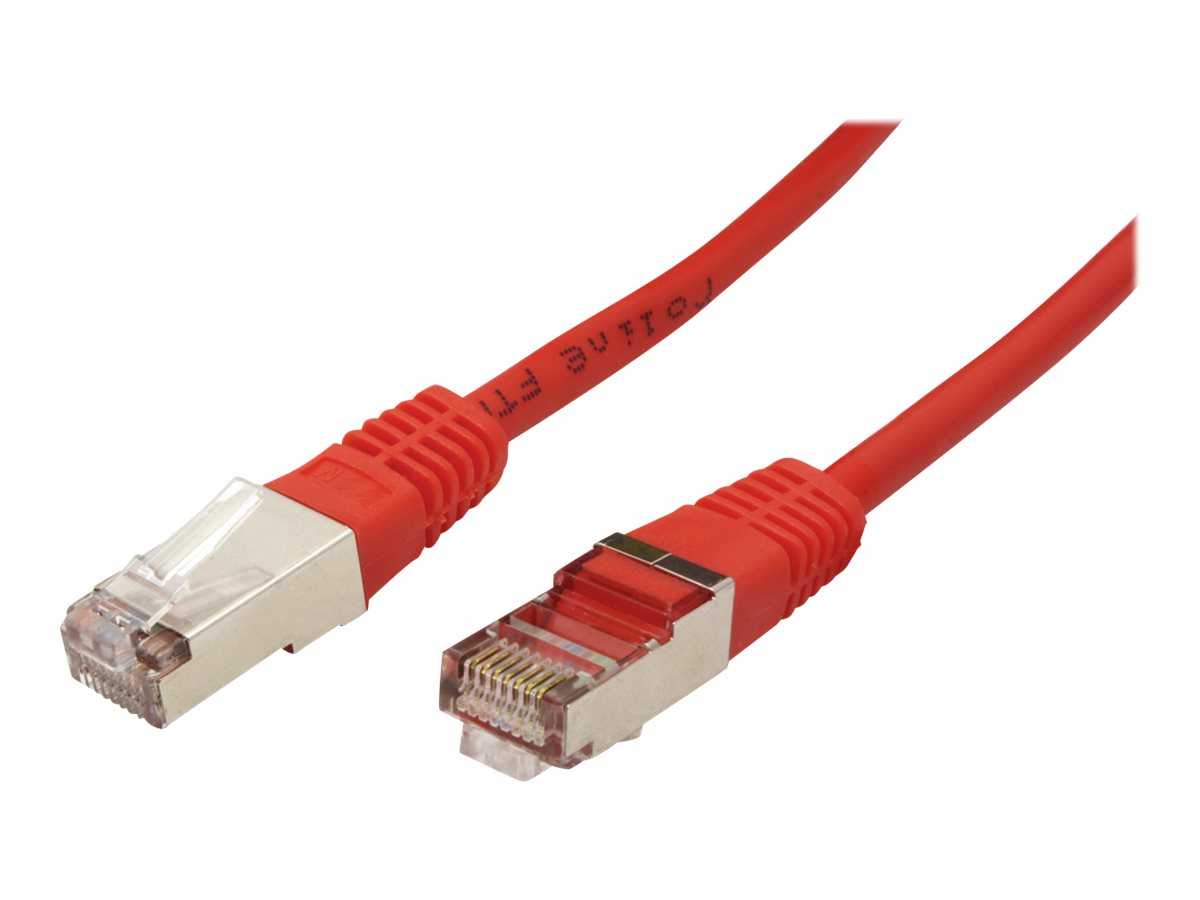 ROLINE C�ble patch FTP conf. cat. 5e, rouge 5,0m