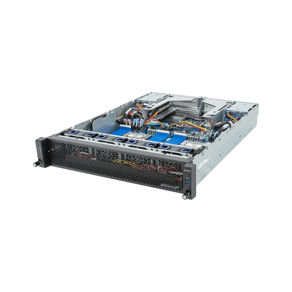 Gigabyte Server E283-Z91-ACV1 rev. 3.x Edge Dual Sockel SP5 - Server - Serial Attached SCSI (SAS)
