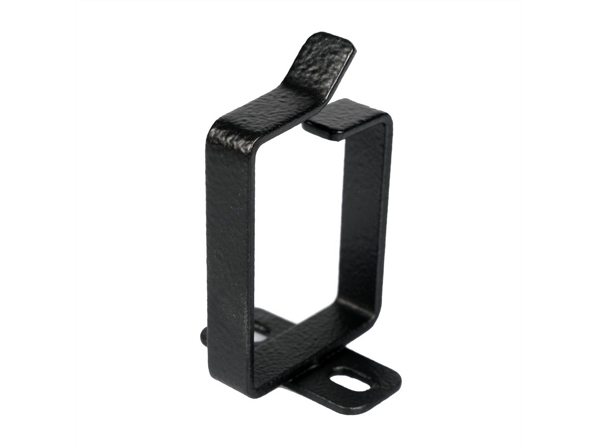 ROLINE Kabelverwaltungsklammer - 44 x 60 mm - RAL 9005, Jet Black (Packung mit 10 St�ck)