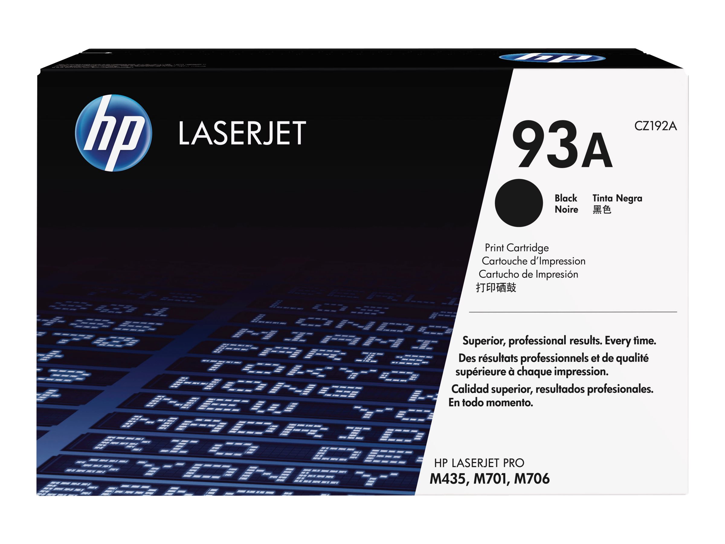 HP 93A Black Original LaserJet Toner Cartridge