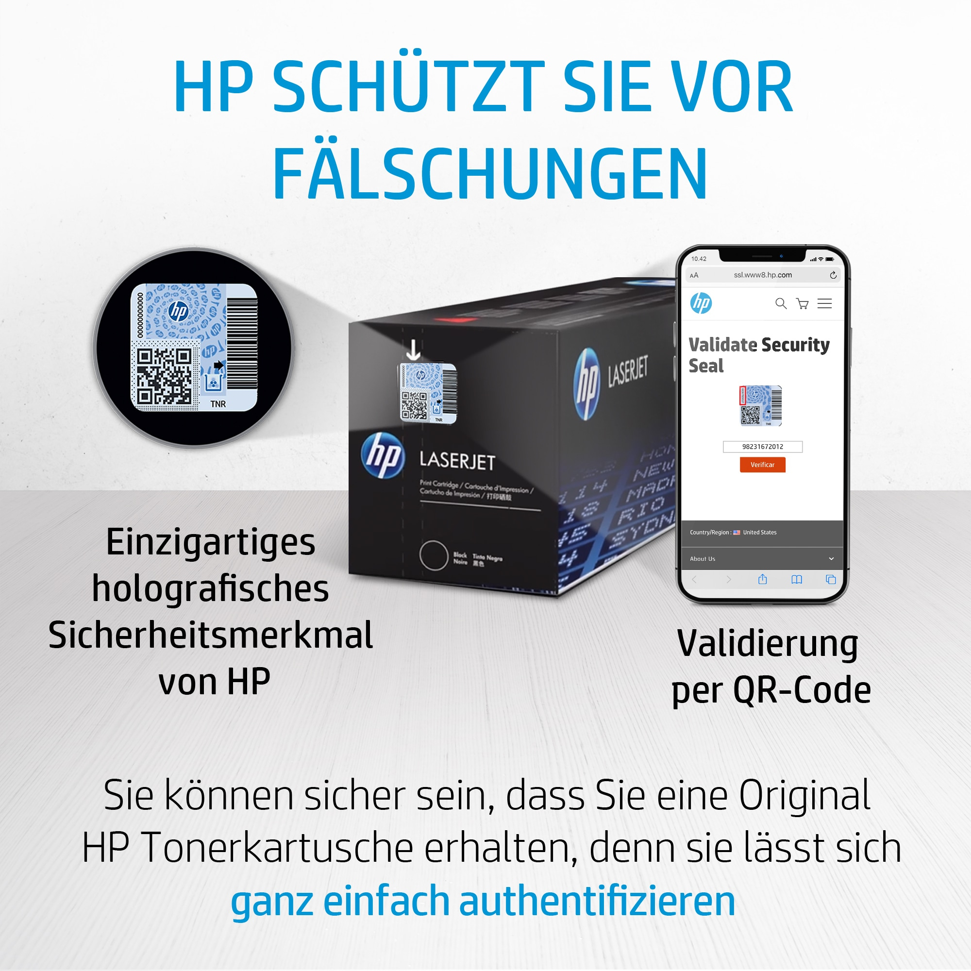 HP 93A toner LaserJet noir authentique