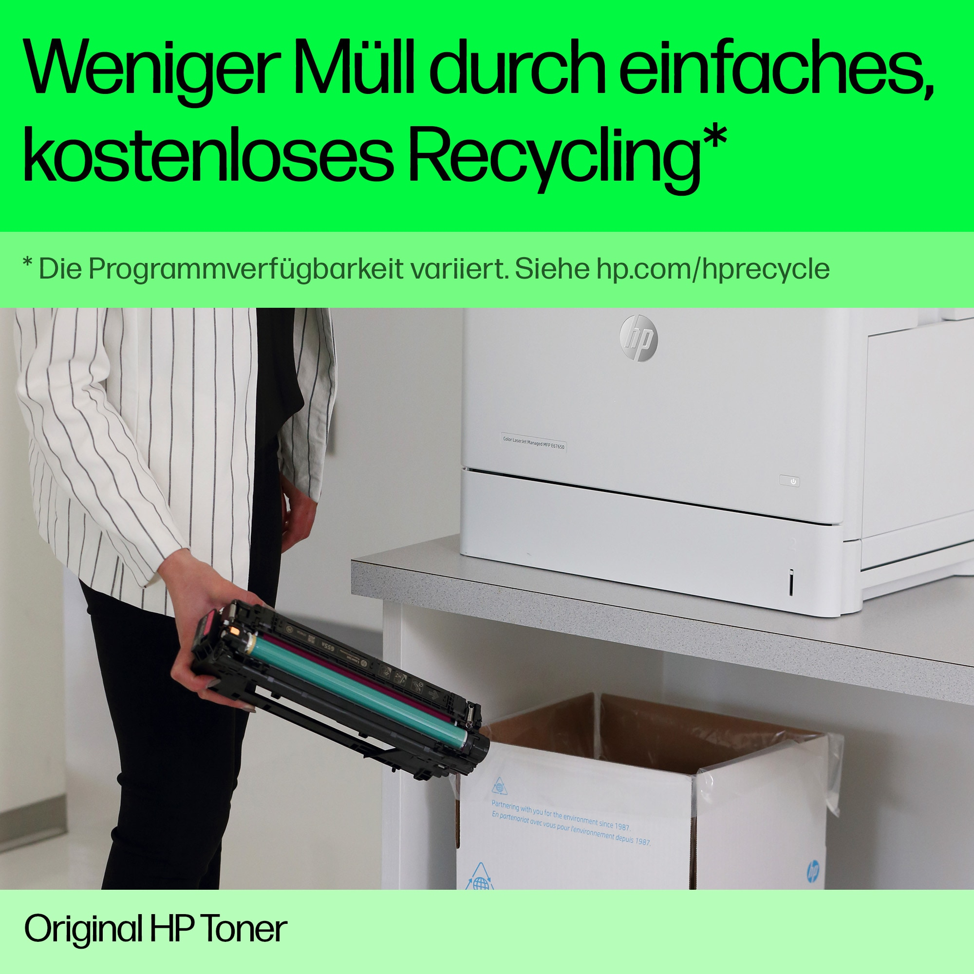 HP 93A toner LaserJet noir authentique