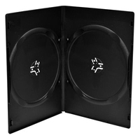 MEDIARANGE BOX14-7-100 - Schmales Gehuse - 2 Disks - Schwarz - Kunststoff - 136 mm - 7 mm