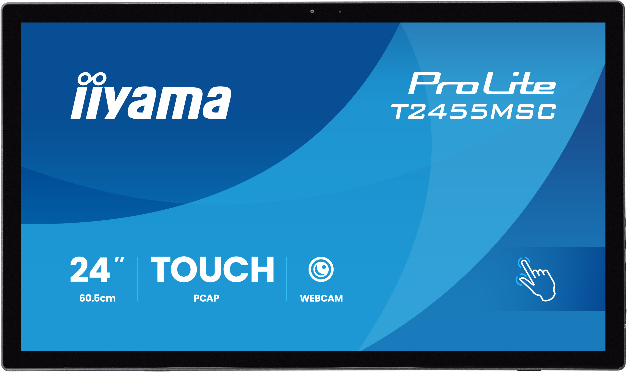 Iiyama 24iWIDE LCD Bonded DeepContrast Projective Capacitive Bezel Free 10-Points Touch