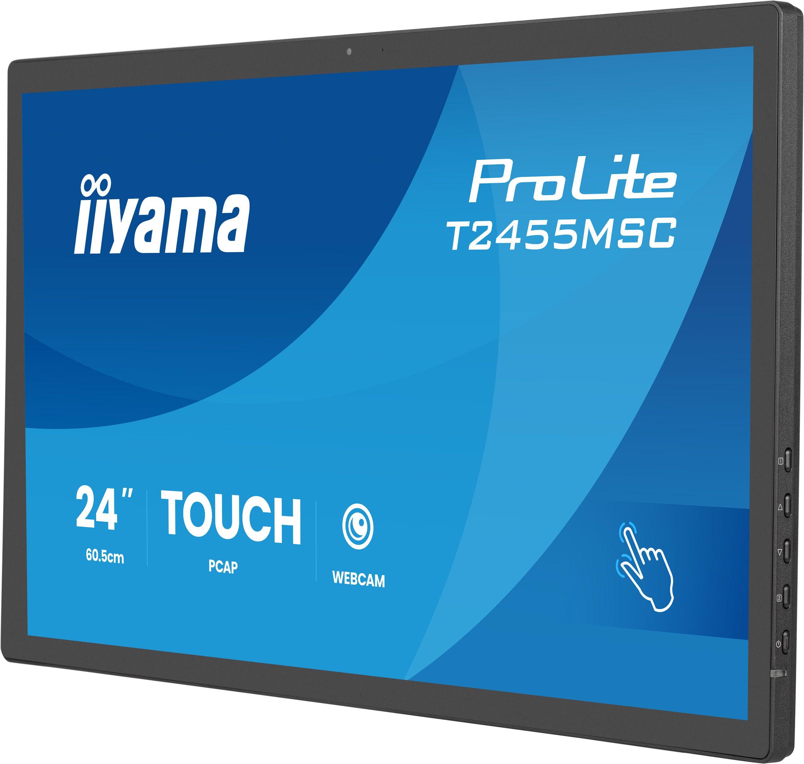 Iiyama 24iWIDE LCD Bonded DeepContrast Projective Capacitive Bezel Free 10-Points Touch