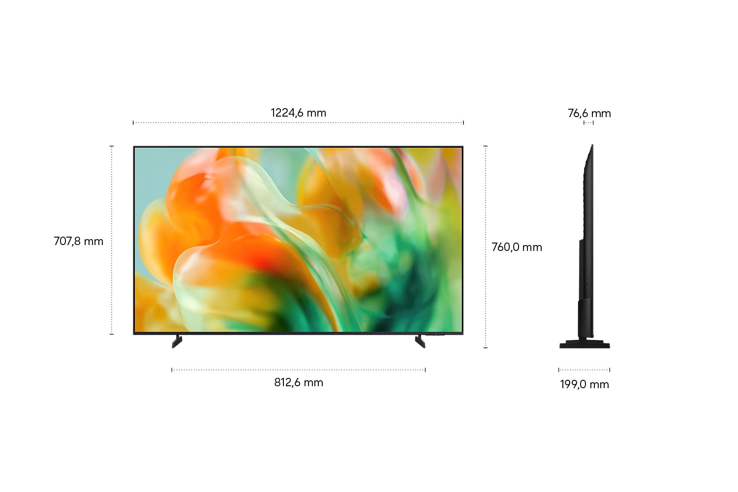 Samsung GU55M82HAUXZG TV 139.7 cm (55) 4K Ultra HD Smart TV Wi-Fi Black