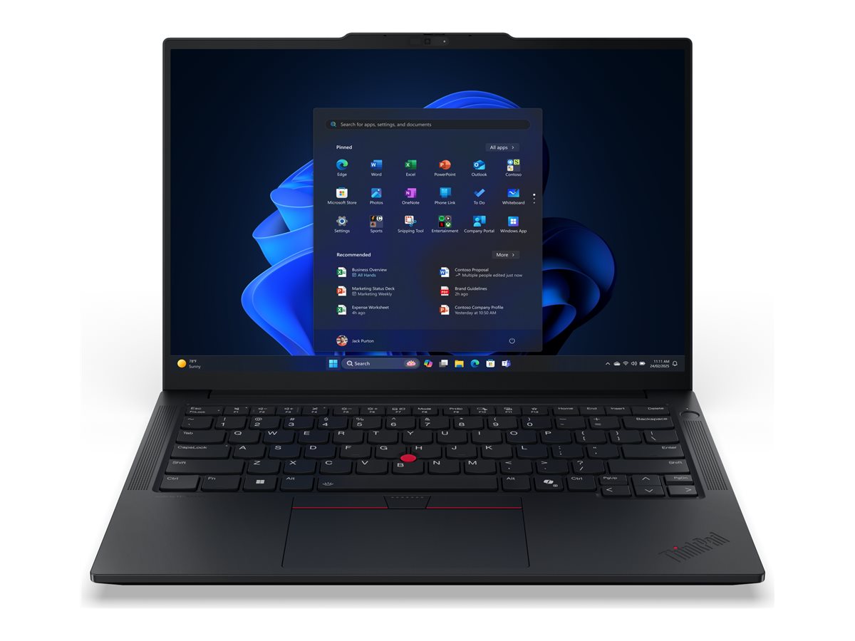 Lenovo ThinkPad E14 Gen 7 21U2 - 180-Scharnierdesign - Intel Core Ultra 7 258V / 2.2 GHz - Win 11 Pro - Intel Arc Graphics 140V - 32 GB RAM - 1 TB SSD TCG Opal Encryption 2, NVMe - 35.6 cm (14)
