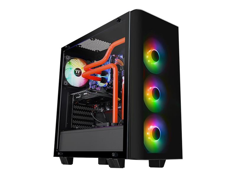 Thermaltake View 21 TG - RGB Plus Edition - Tower - ATX - Seitenteil mit Fenster (gehrtetes Glas)