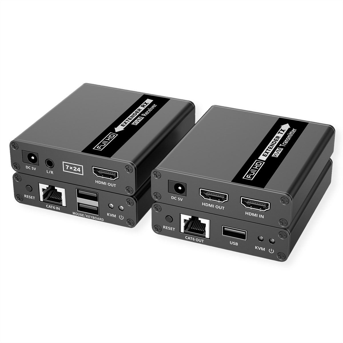 ROTRONIC-SECOMP VALUE - KVM-/Audio-Extender - �ber CAT 5e/6 - USB