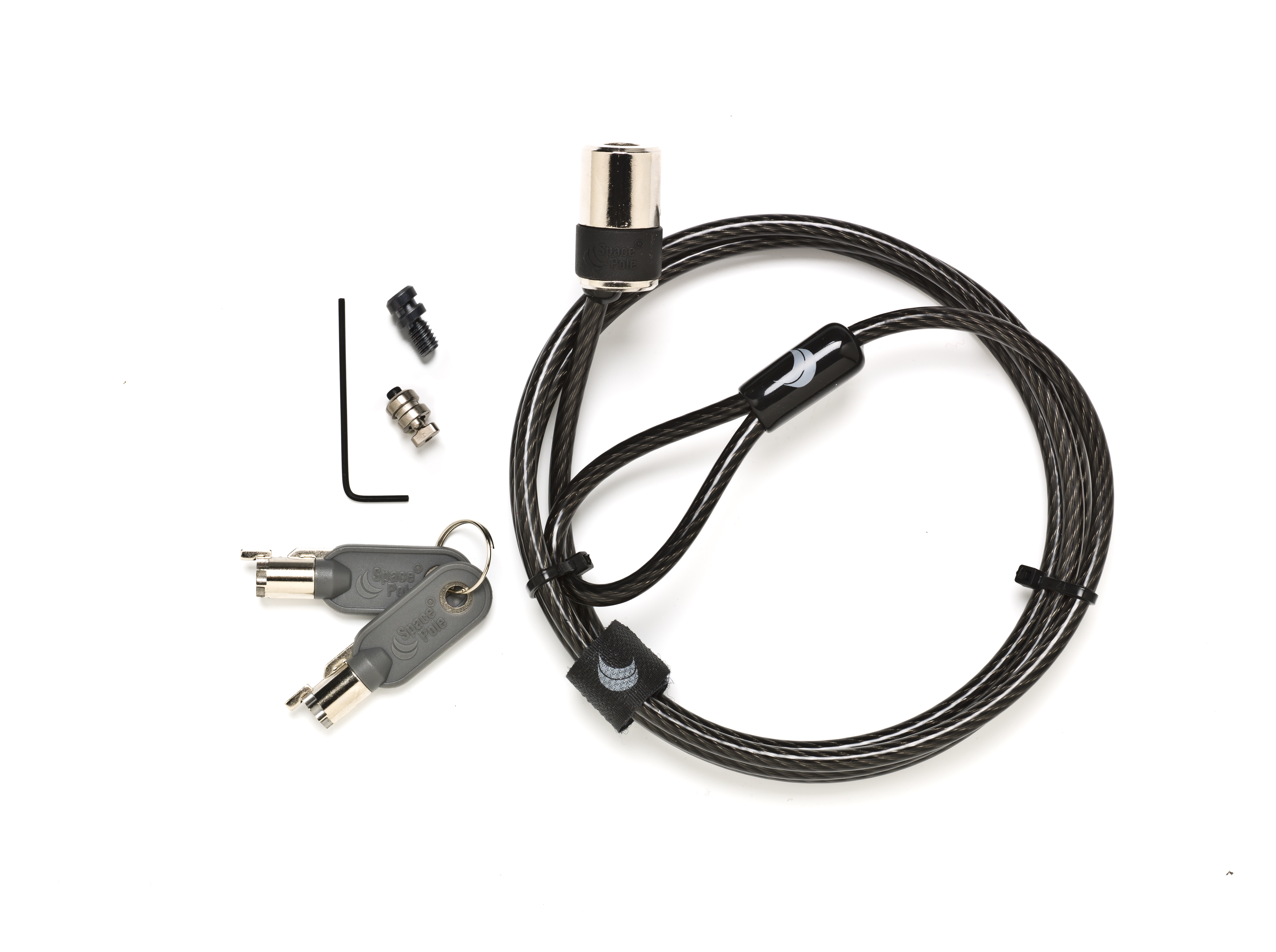 Ergonomic Solutions SpacePole Payment ClickSafe Single Lock Straight Cable