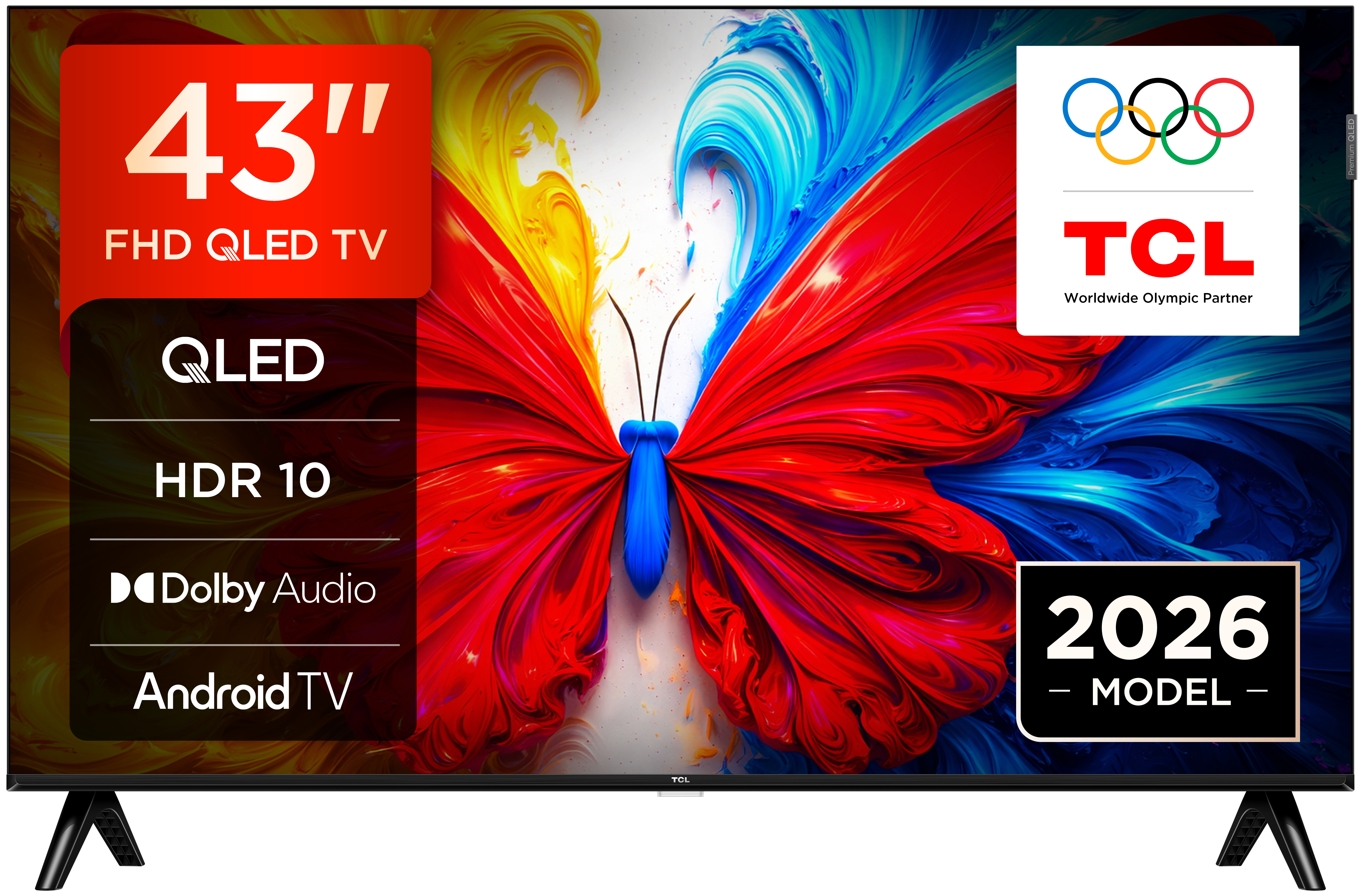 TCL S5L 43S5L TV 43 Full HD Smart Wi-Fi Black 300 cd/m2 - Flachbildschirm (TFT/LCD) - 109,2 cm