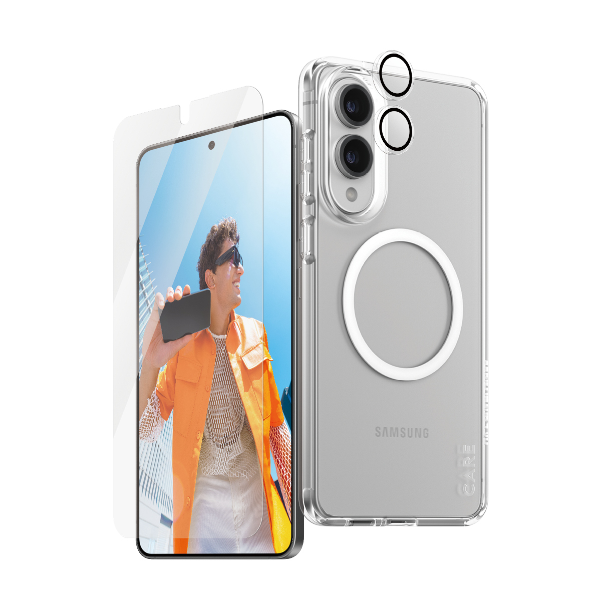 PanzerGlass CARE Flagship 3-in-1 Bundle Samsung S25 Edge