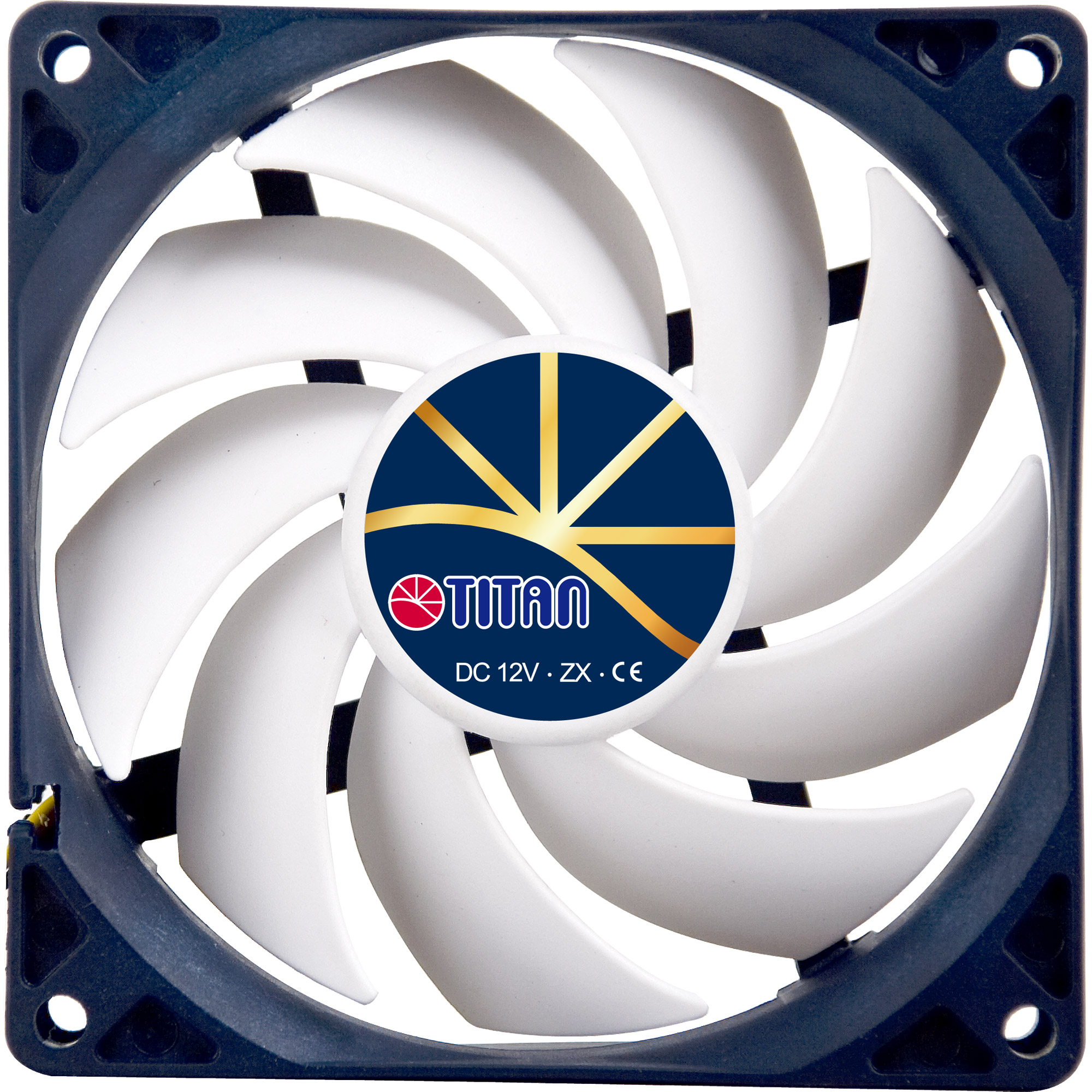 TITAN TFD-9225H12ZP/KE(RB) - Computergeh�use - Ventilator - 9,2 cm - 270 RPM - 2700 RPM - 5 dB