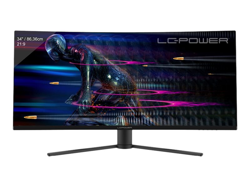 LC-Power LC-M34-UWQHD-165-C - LED-Monitor - Gaming - gebogen - 86.36 cm (34)