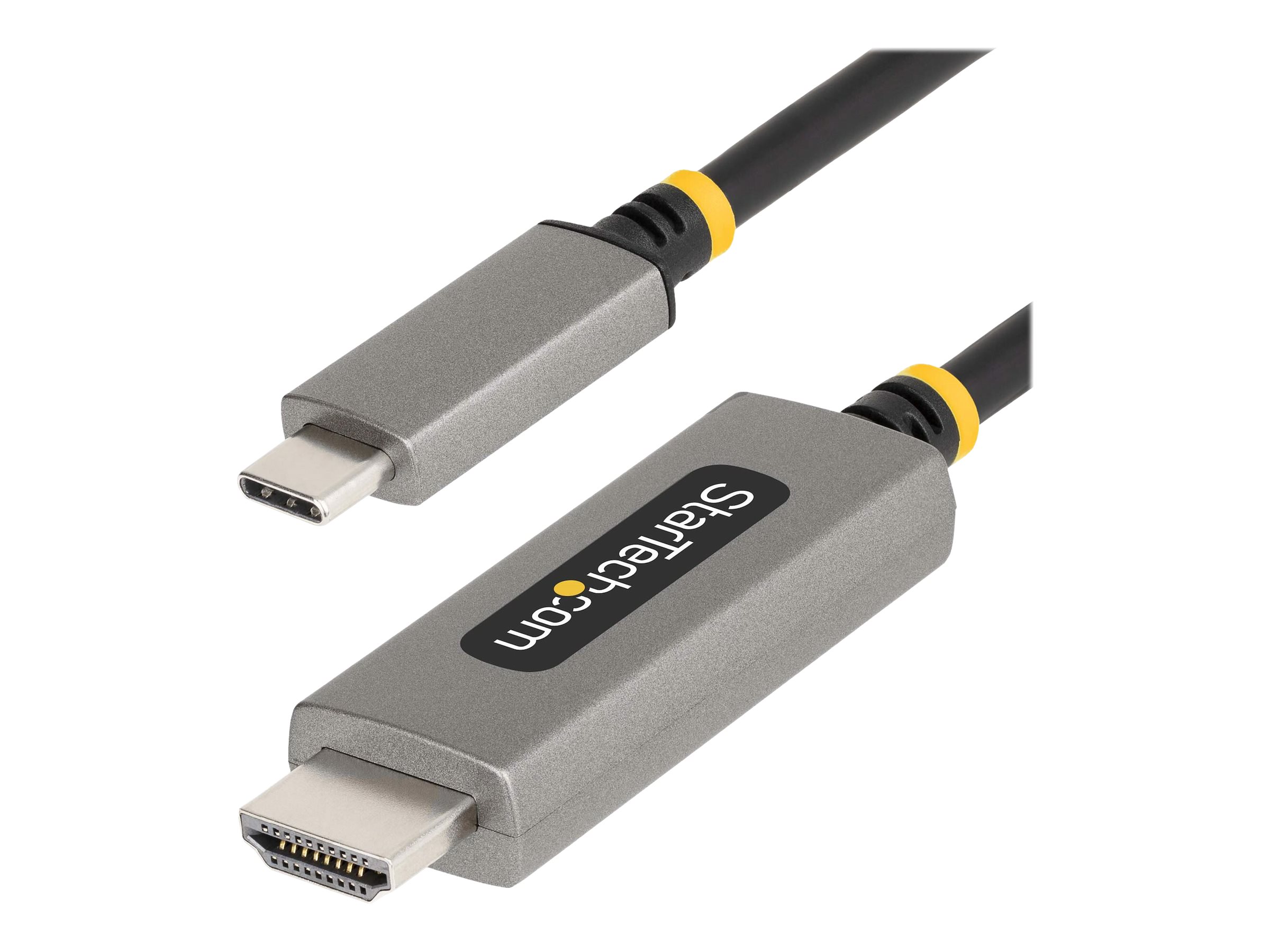 StarTech.com 134B-USBC-HDMI211M  StarTech.com Câble Adaptateur USB-C vers  HDMI de 1m, 8K 60Hz/4K 144Hz, HDR10 - Cordon USB Type-C vers HDMI 2.1 -  Compatible USB-C DP Alt Mode/USB4/Thunderbolt 3/4 - Câble de