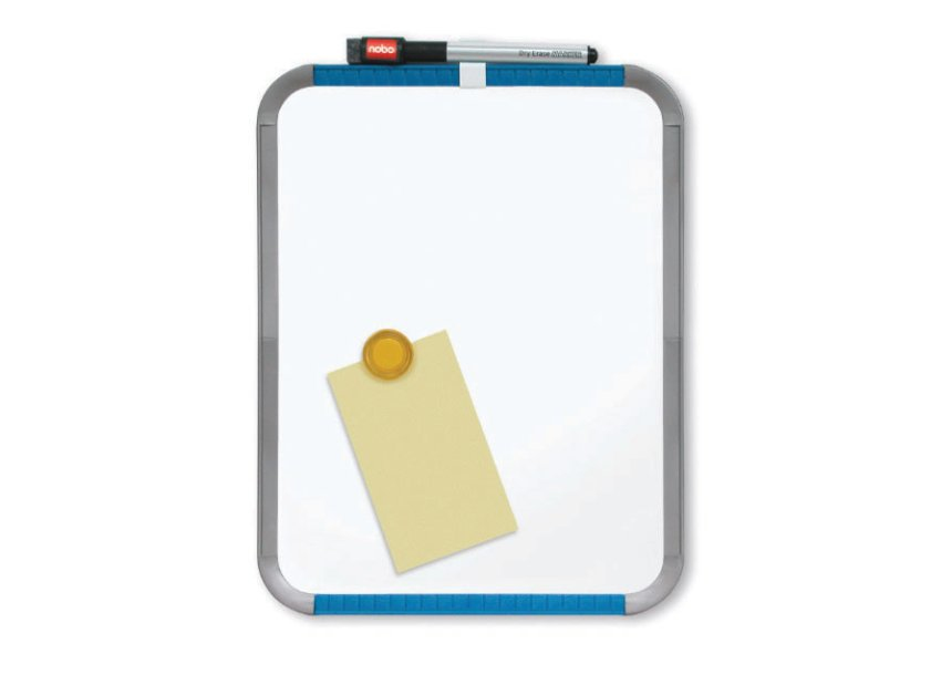 Nobo Lavagna bianca magnetica sottile 580x430 mm - argento