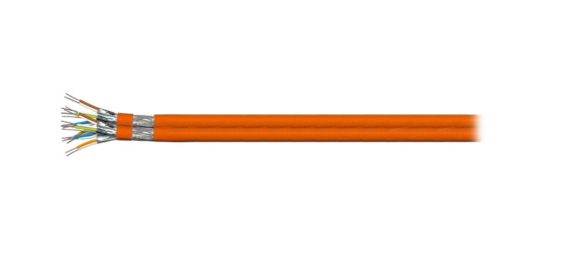 EFB Elektronik 99980DX.100-CPR cavo di rete Arancione 100 m Cat7 S/FTP (S-STP)