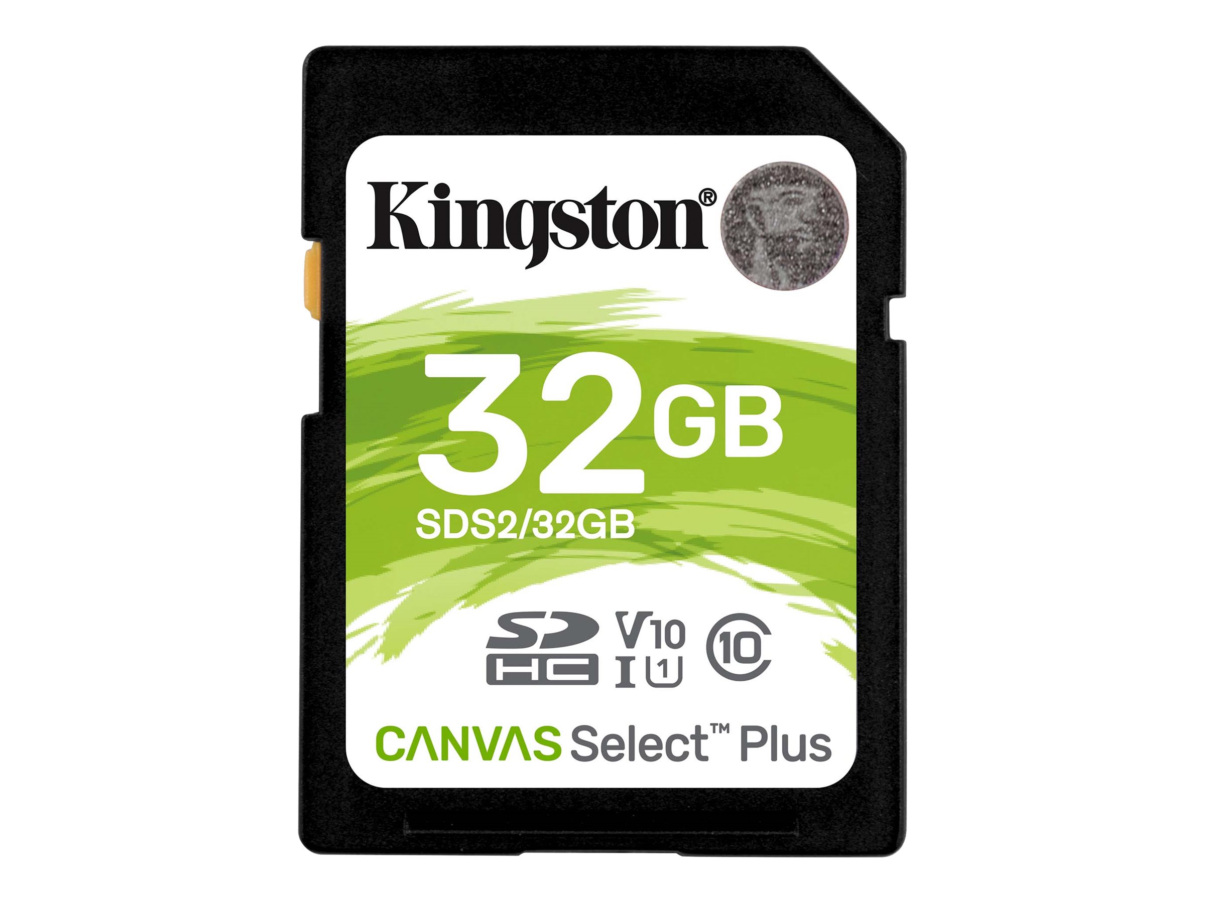 Kingston Technology Canvas Select Plus 32 GB SDHC UHS-I Class 10