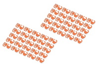 DIGITUS Farbclips fr Patchkabel - Orange RJ45-Kabel Farbe orange 100 Stk
