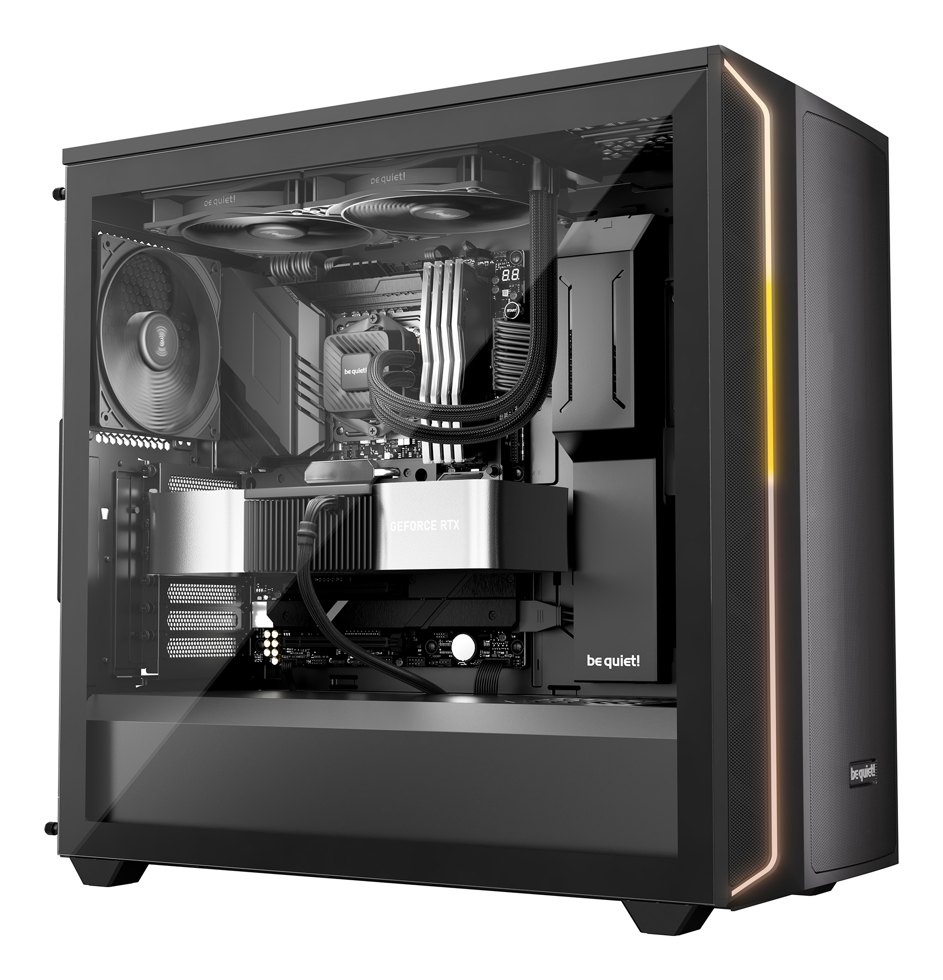 Be Quiet! Pure Loop 3 - Prozessor-Fl�ssigkeitsk�hlsystem - K�hlergr��e: 240 mm - (f�r: LGA1851, LGA1700, LGA1200, LGA1151, LGA1150, LGA1155, AM4, AM5)