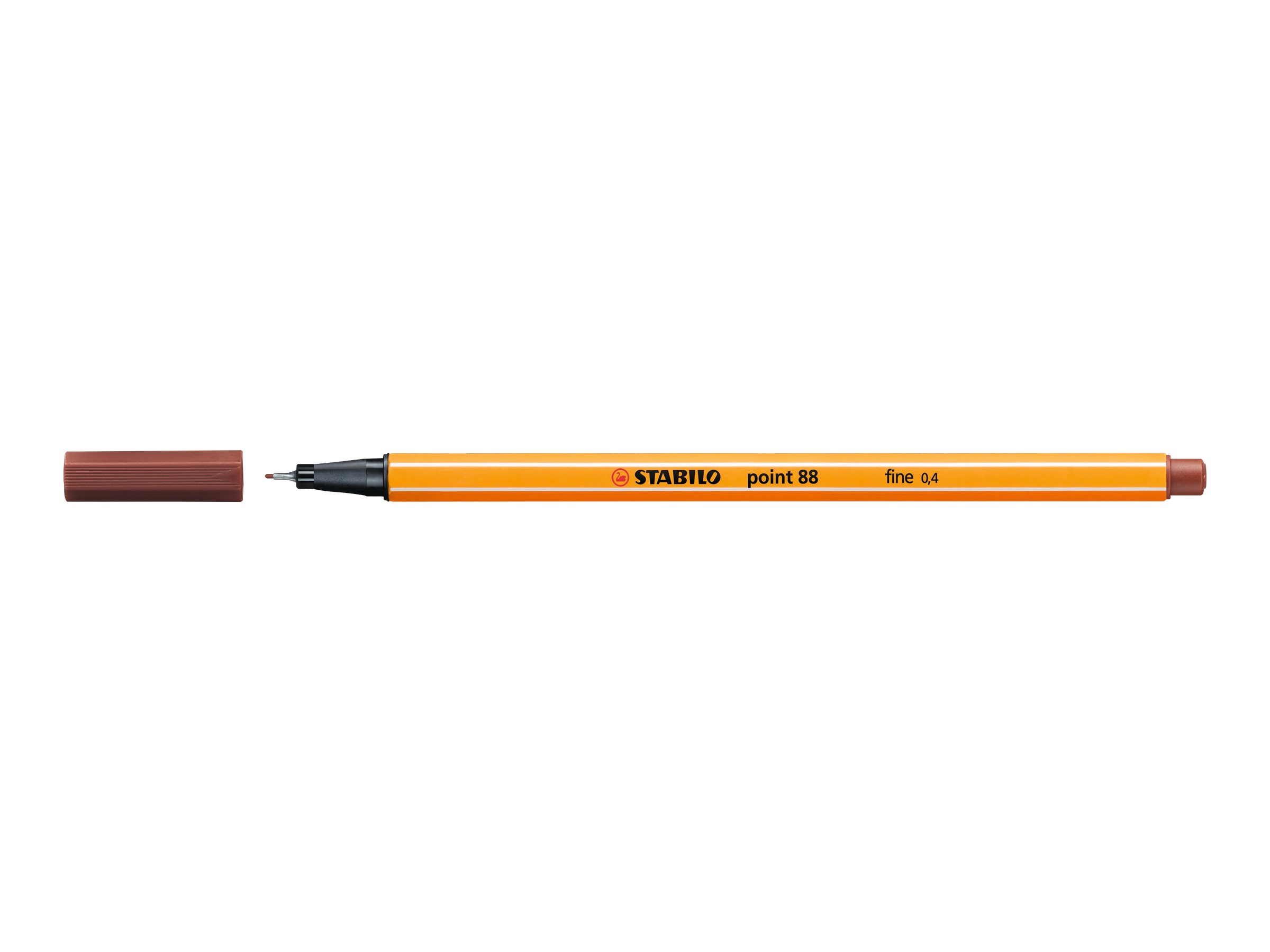 STABILO point 88 - Fineliner - gemischte Farben - 0.4 mm (Packung mit 50)