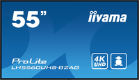 iiyama LH5560UHS-B2AG Signage Display Digital A-board 139.7 cm (55) LED Wi-Fi 500 cd/m� 4K Ultra HD Black Built-in processor Android 11 24/7