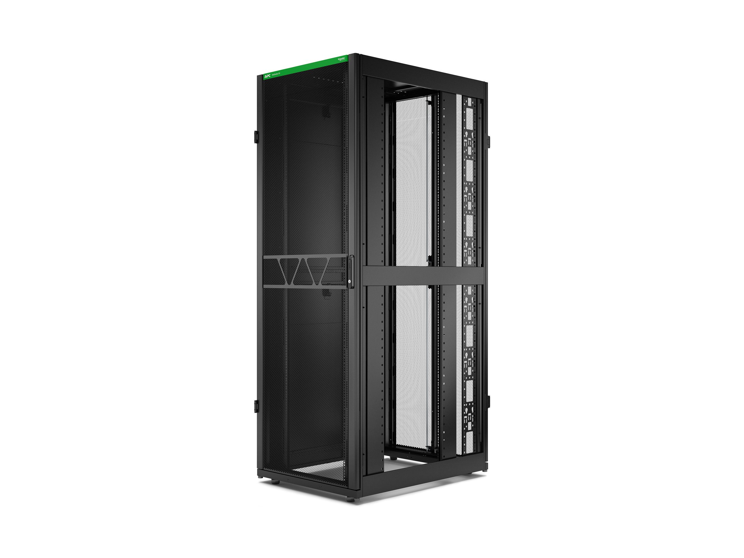 APC Rack Netshelter SX Server, 2e gnration, 48U, 2 258 H x 800 L x 1 070 P, mm, avec panneau latral, noir