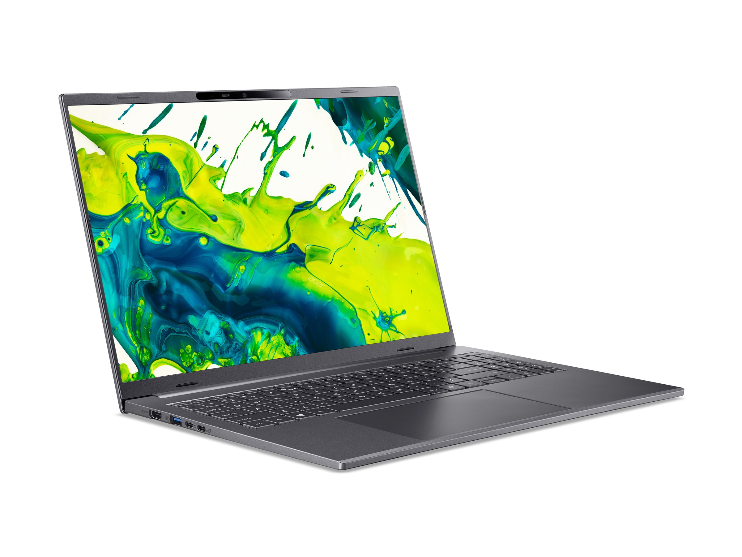 Acer Aspire 16 AI A16-61M - 180�-Scharnierdesign - AMD Ryzen AI 5 330 / 2 GHz - Win 11 Home - Radeon 820M - 16 GB RAM - 512 GB SSD NVMe, QLC - 40.6 cm (16)